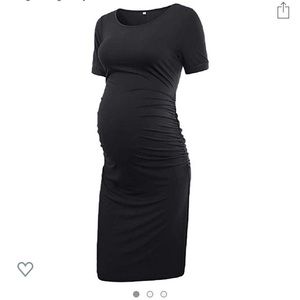 Maternity Black Bodycon Dress - Ultra Soft!